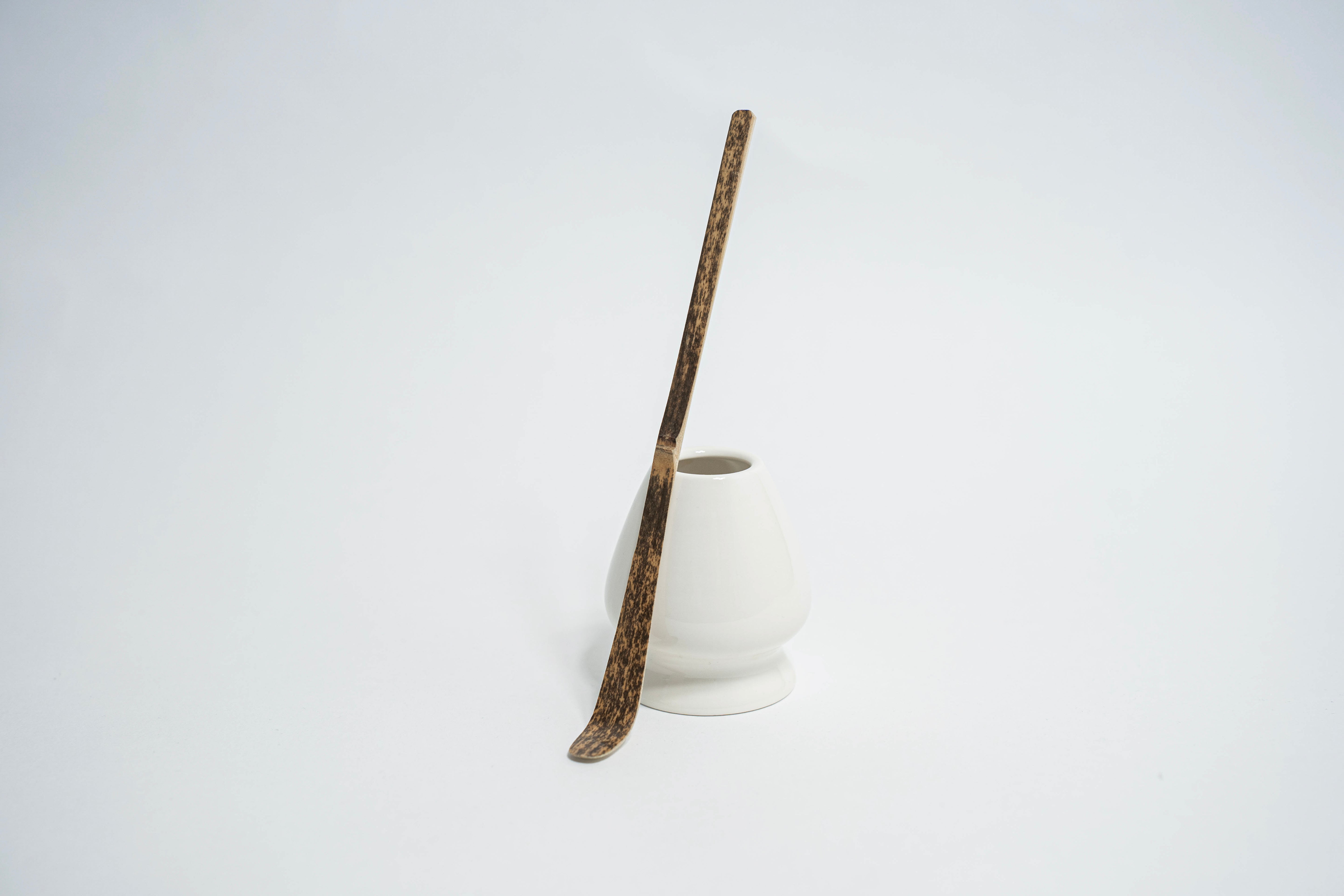 Matcha Spoon Dark Bamboo